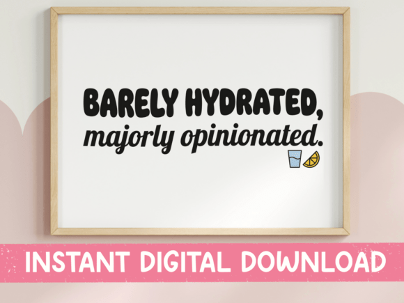 Barely Hydrated Majorly Opinionated Graphics