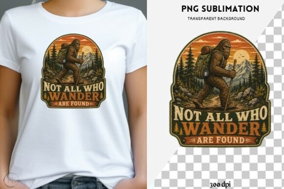 Bigfoot Quote Png Design for T-shirts