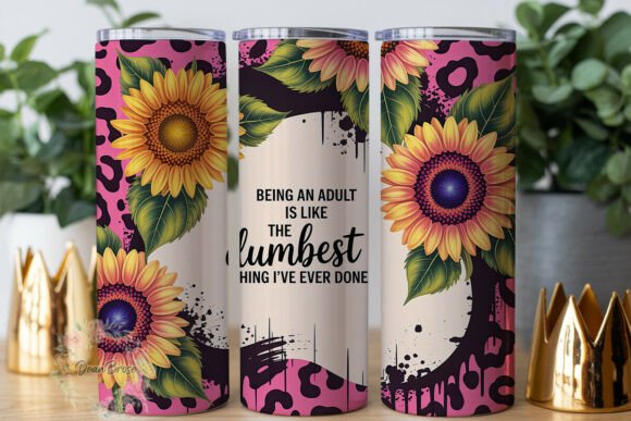 Graphic Design Asset for Tumbler Wraps