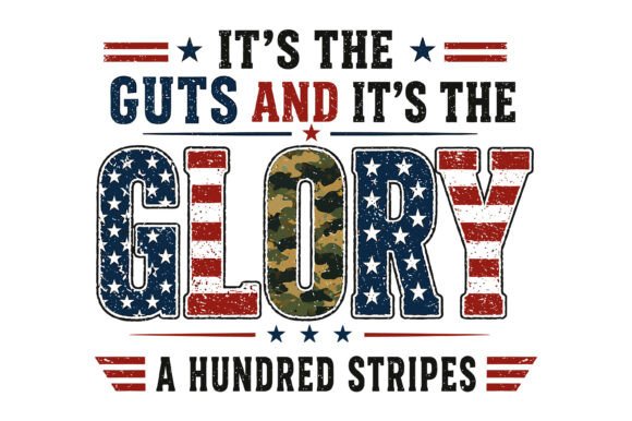 Guts Glory Patriotic Quote Design