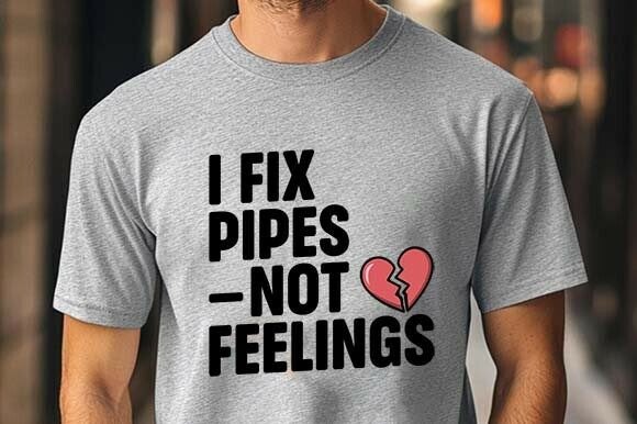 I Fix Pipe Not Feelings Graphics Freebie