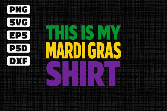 My Mardi Gras Shirt SVG: A Vibrant Graphic for Content Publishers