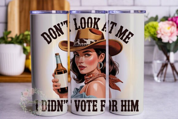 Sassy Cowgirl Western Quote 20oz Tumbler Graphics