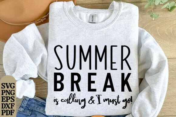 Teacher Summer Svg Png, Summer Break Svg for T-Shirt Designs
